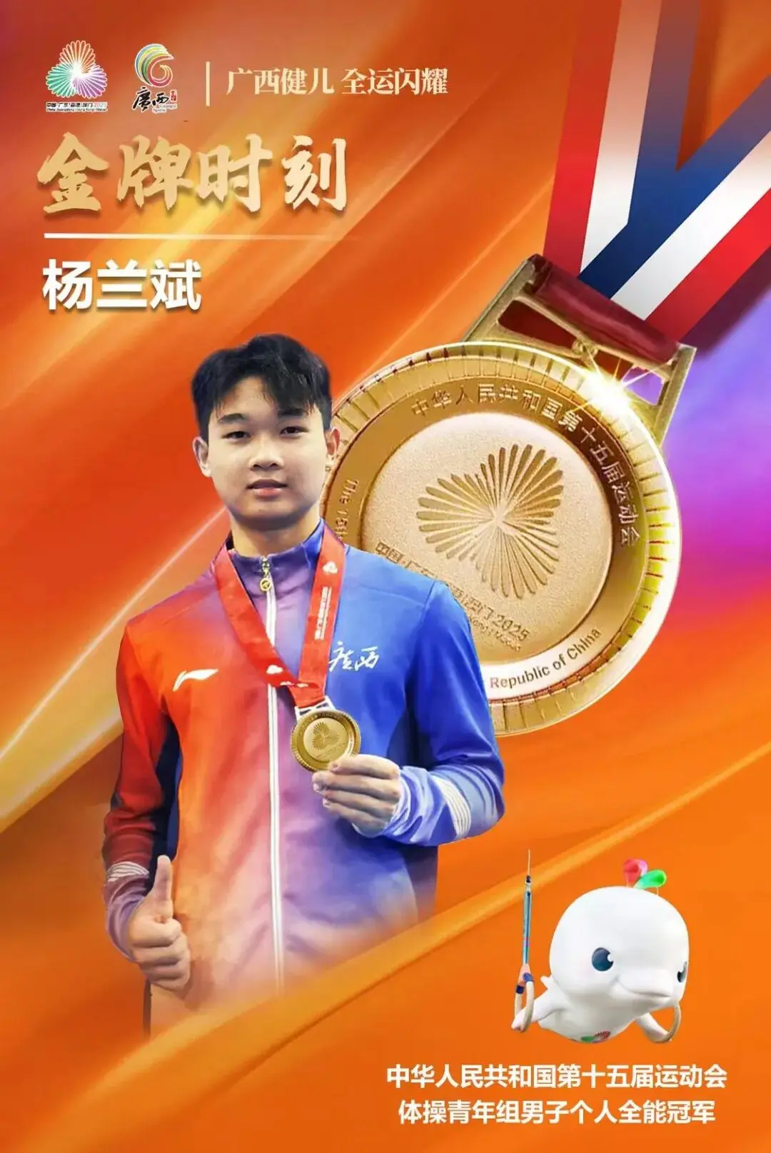 为广西运动, 金牌, MjCCw 为广西运动, 金牌, MjCCw